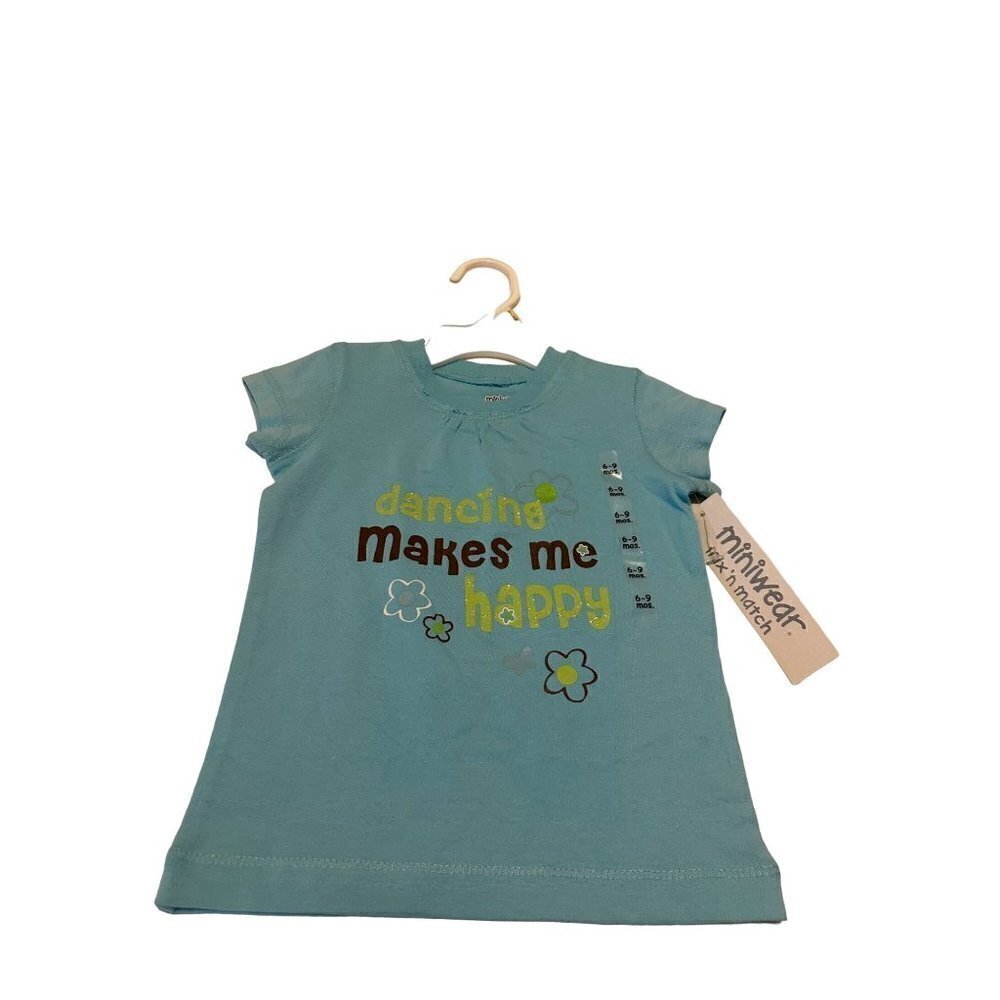 Miniwear tee size 6/9 months NWT